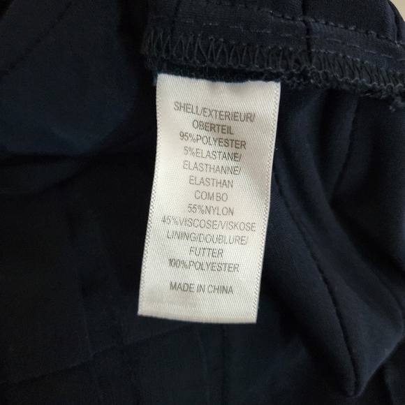 Adriana Papell Women's Size 12 Navy Blue Lace Sheath Dress Shutter Pleated - Picture 9 of 10